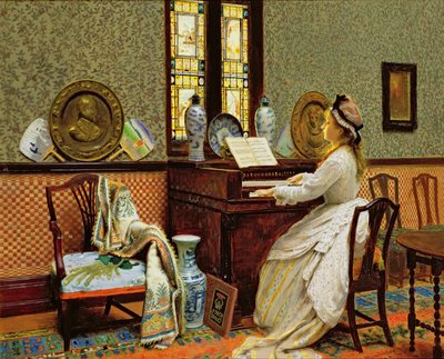 The Chorale by John Atkinson Grimshaw